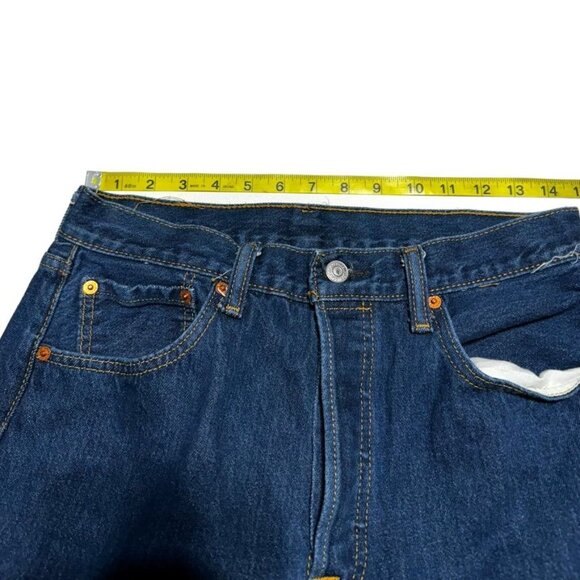 Levi's 501 Jeans Blue Size 30 x 33 - Picture 4 of 10